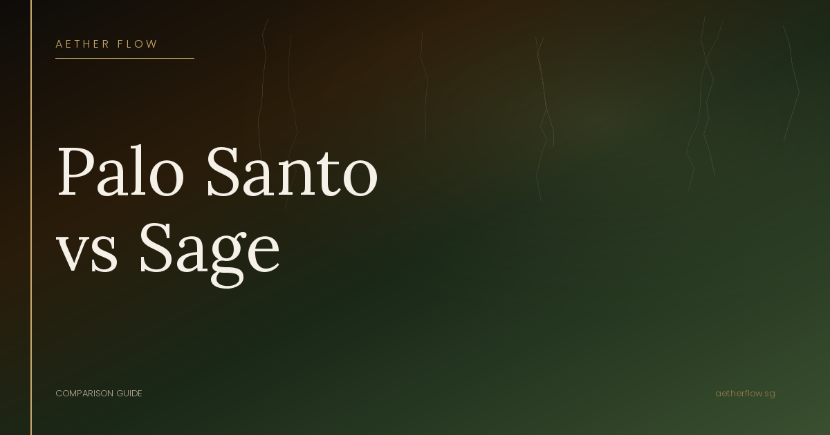 Palo Santo vs Sage — Which Should You Use?