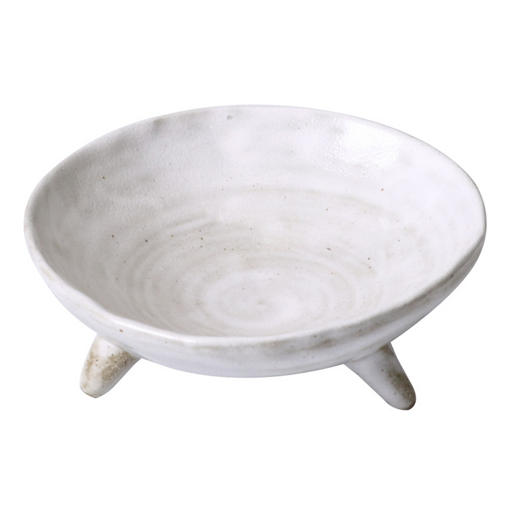 Kohiki Handcrafted Ritual Bowl — 16cm Tripod Ceramic for Palo Santo & Sage Bundles
