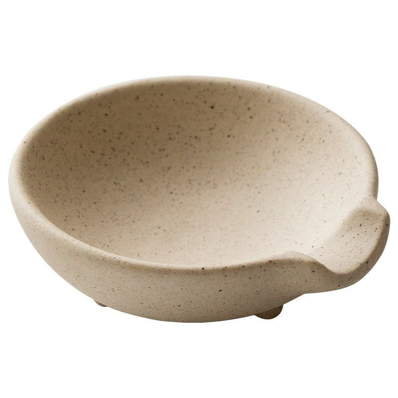AETHER FLOW Ceramic Ritual Bowl — For Palo Santo, Sage, Incense Cones & Tealights