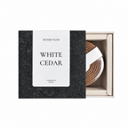 AETHER FLOW Natural Incense Coils | Agarwood · Sandalwood · Mugwort · White Cedar — 4-Hour Burn