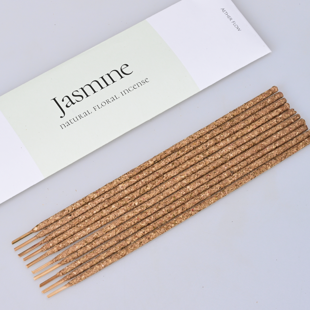 Raw Bloom Incense Sticks | Rose · Lavender · Jasmine · Osmanthus — Natural Flower Petal Incense