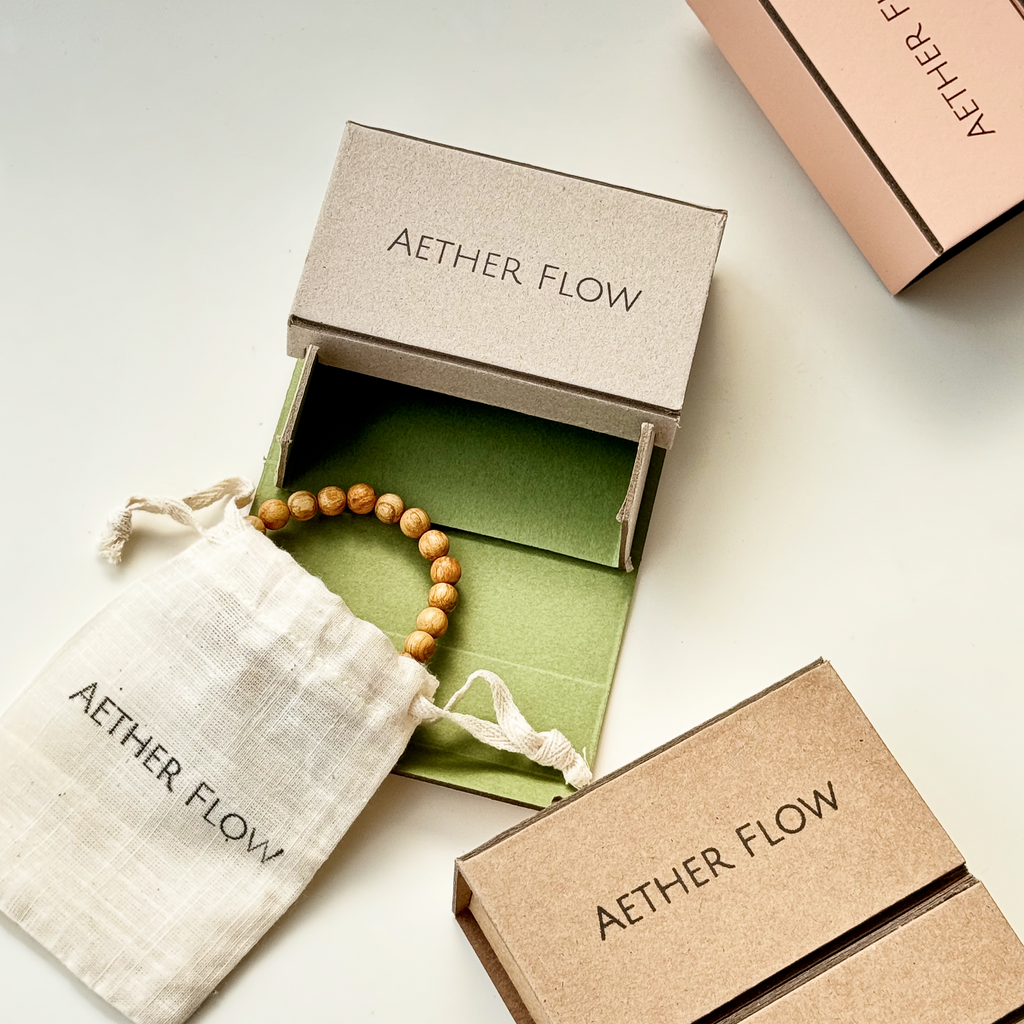 Palo Santo Bracelet — High-Resin Peru Wood | Wearable Aromatherapy | 8mm · 10mm · 12mm