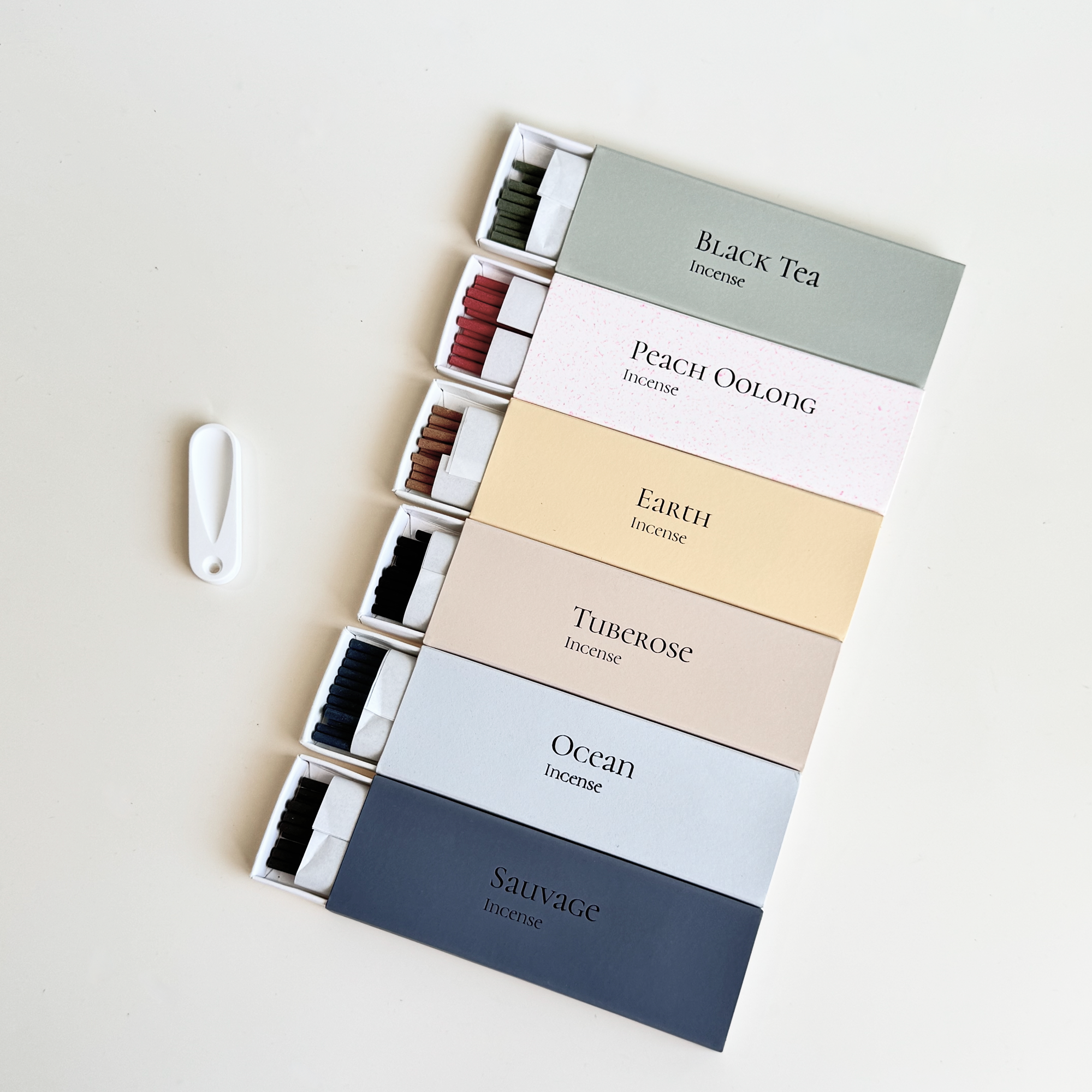 Lifestyle Blend Incense Sticks | Ocean · Earth · Peach Oolong · Sauvage · Tuberose · Black Tea
