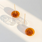 Glass Bubble Incense Holder — Hand-Blown Borosilicate Glass, Fits Sticks up to 3mm