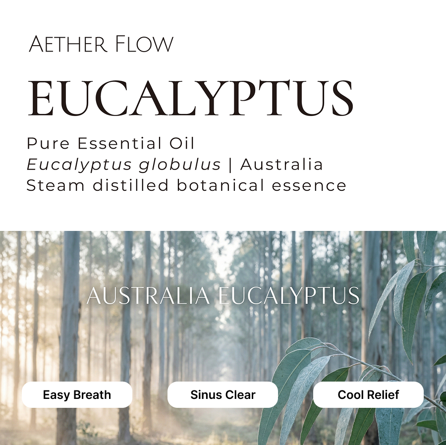 Pure Essential Oils — Single Origin | 10ml | Lavender · Eucalyptus · Peppermint · Sandalwood & More