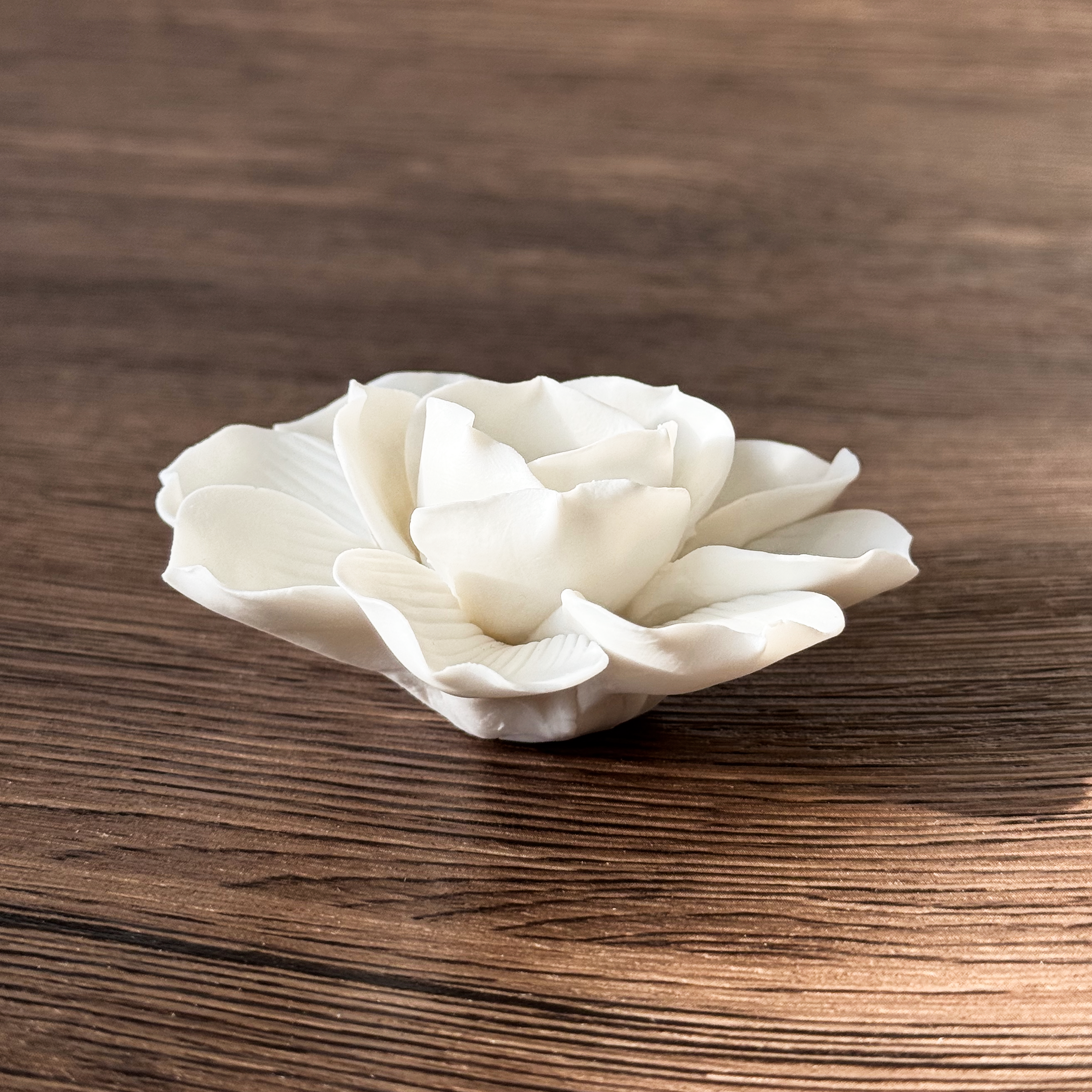 Handcrafted Lotus Ceramic Incense Holder — Fits Incense Sticks up to 3mm