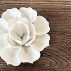 Handcrafted Lotus Ceramic Incense Holder — Fits Incense Sticks up to 3mm