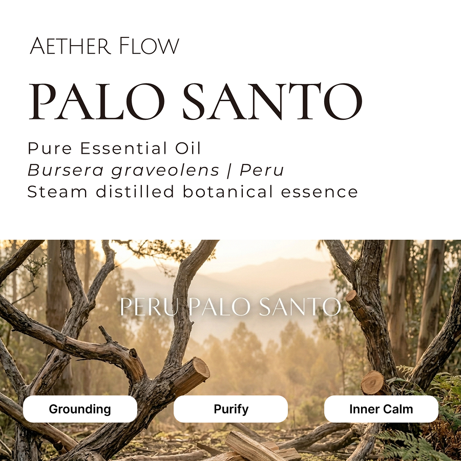 palo santo essential oil pure single origin Peru Singapore