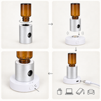 AETHER FLOW Nebulizer Minyak Pati Tanpa Air — Magnetik | Mudah Alih Kereta & Meja | Type-C | Muat Botol 5–100ml