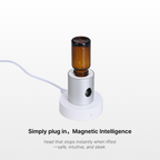 AETHER FLOW Nebulizer Minyak Pati Tanpa Air — Magnetik | Mudah Alih Kereta & Meja | Type-C | Muat Botol 5–100ml