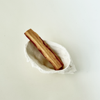Oyster Ceramic Incense Holder — Full-Length Ash Catcher, Fits Sticks up to 3mm