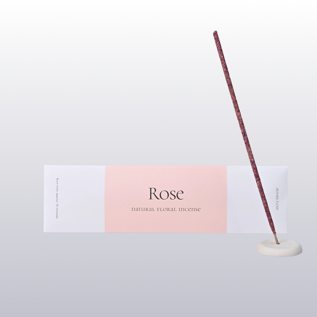 Raw Bloom Incense Sticks | Rose · Lavender · Jasmine · Osmanthus — Natural Flower Petal Incense