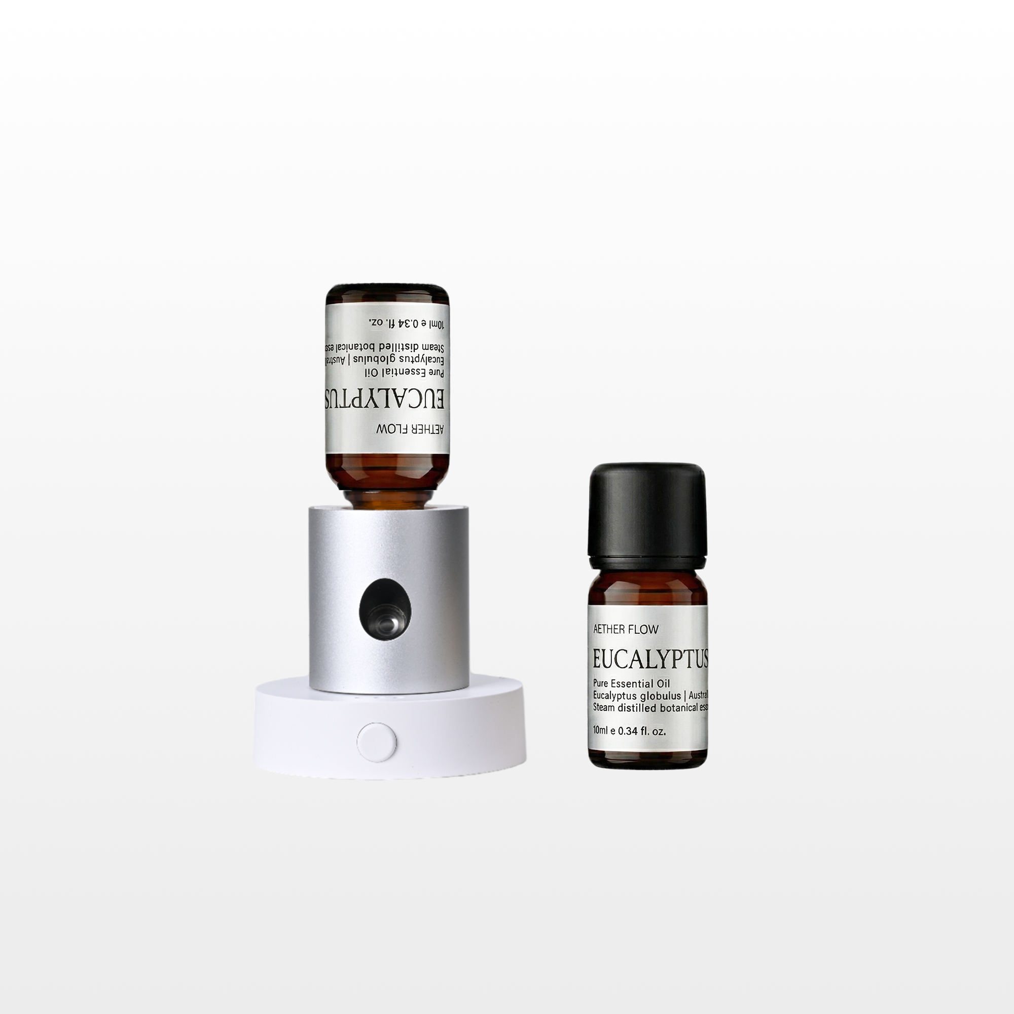 Mini Portable Nebulizer — Waterless Essential Oil Diffuser | Type-C Magnetic | Fits 5–100ml Bottles