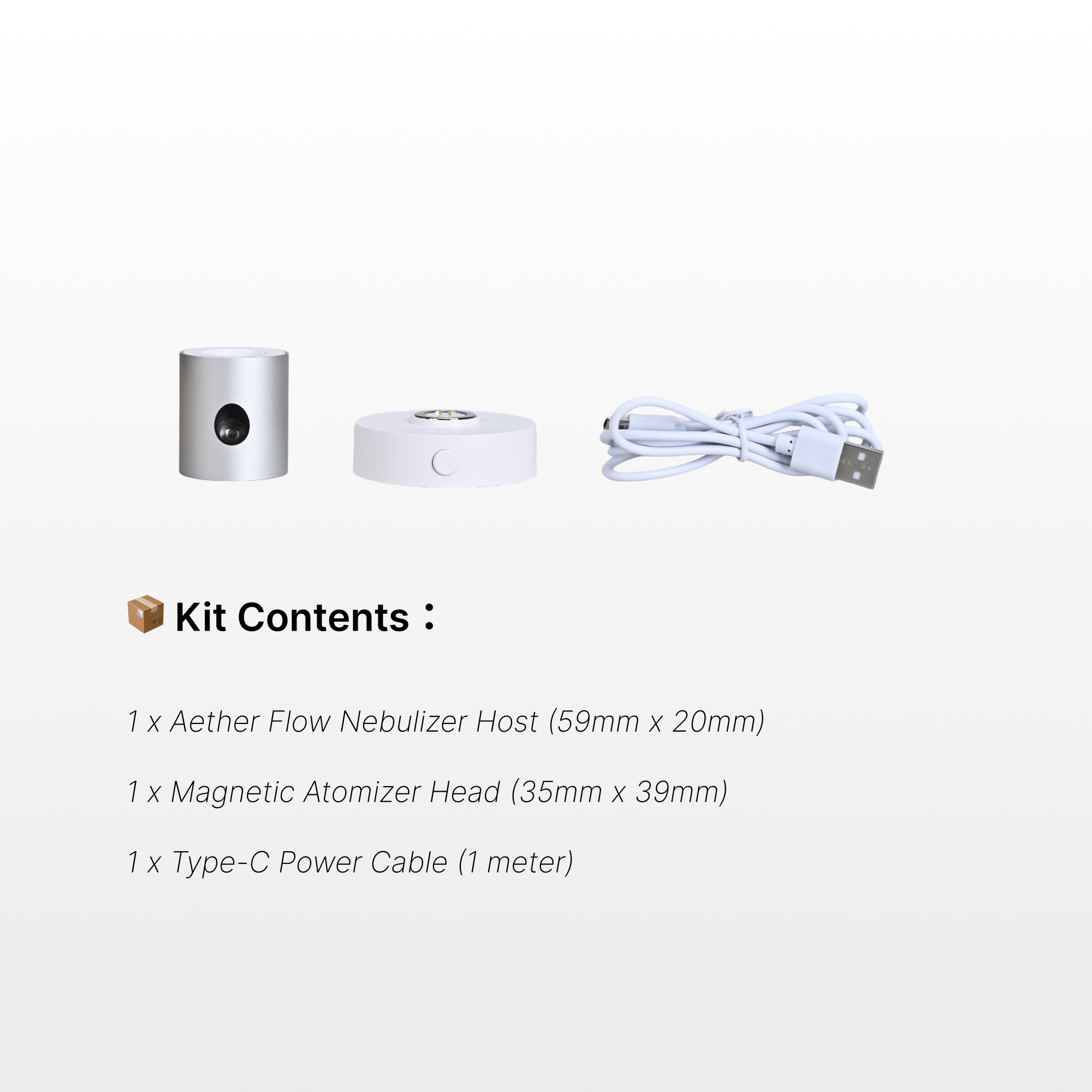 Mini Portable Nebulizer — Waterless Essential Oil Diffuser | Type-C Magnetic | Fits 5–100ml Bottles
