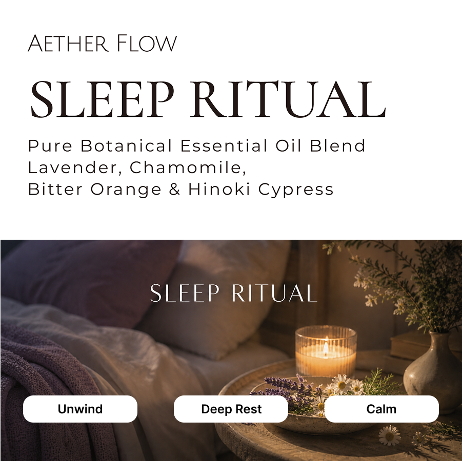 sleep ritual essential oil blend lavender chamomile hinoki Singapore