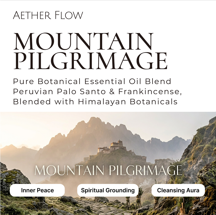 mountain pilgrimage essential oil blend palo santo frankincense Singapore