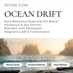 AETHER FLOW Ocean Drift Essential Oil Blend — Pandanus, Sea Fennel & Frankincense | 10ml