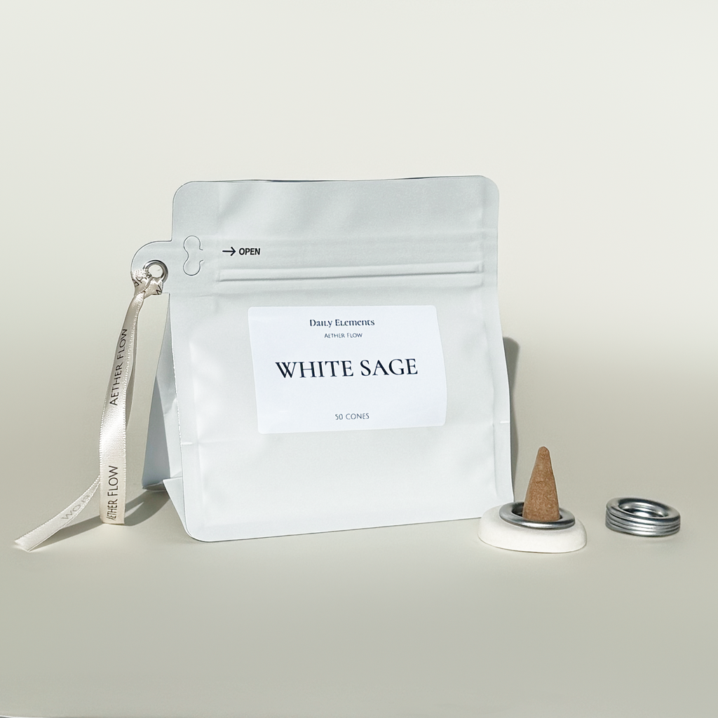 White Sage Incense Cones — Natural Space Cleansing Cones | Purification