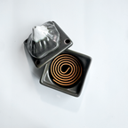 AETHER FLOW Natural Incense Coils | Agarwood · Sandalwood · Mugwort · White Cedar — 4-Hour Burn