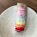Smudge Wands | White Sage · Blue Sage · Dragon's Blood Sage · White Sage & Rose · White Sage & Orange · White Sage & Lavender