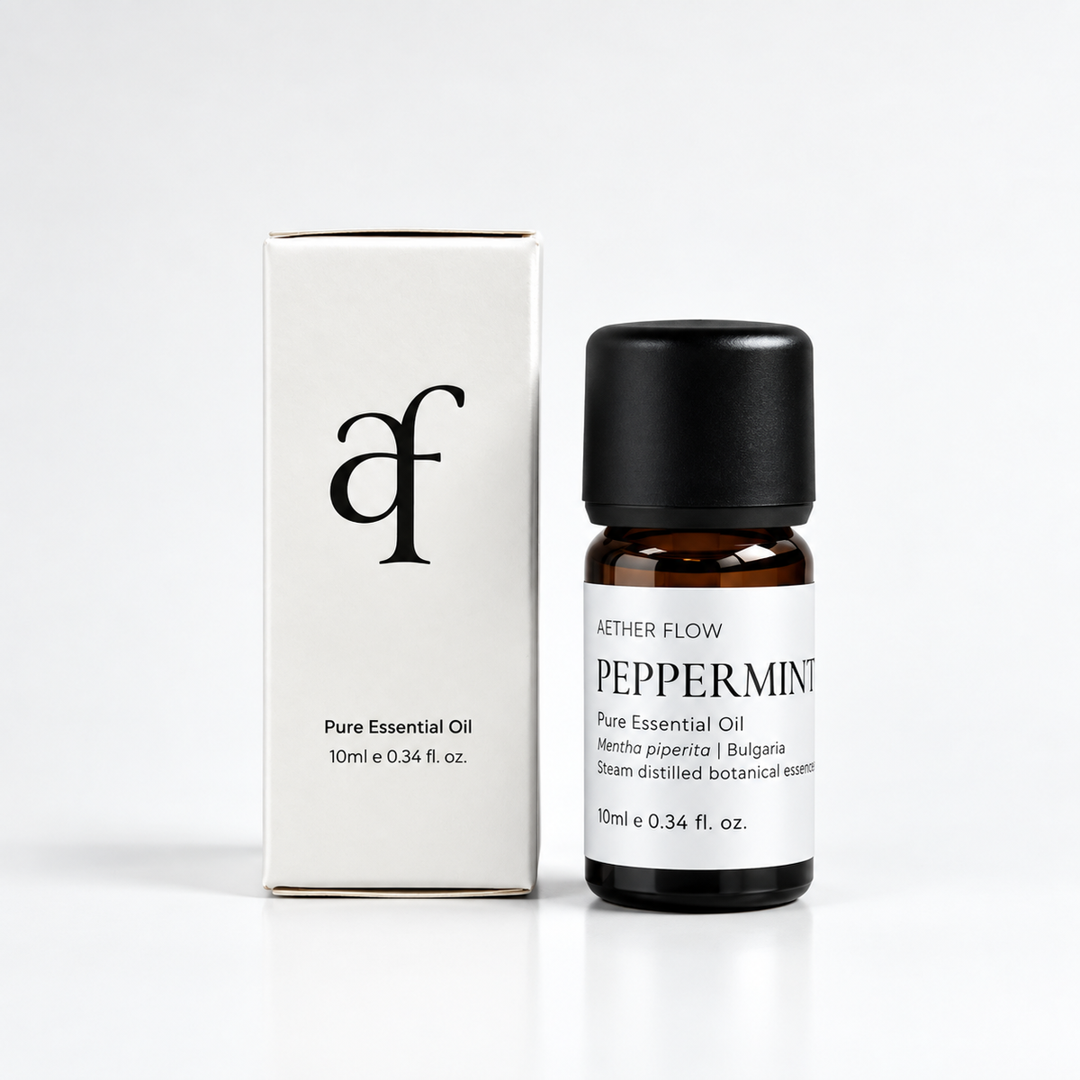 AETHER FLOW Bulgarian Peppermint Essential Oil — 100% Pure, Single Origin | 10ml