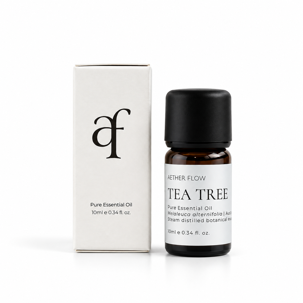 AETHER FLOW Minyak Pati Tea Tree Australia — 100% Tulen, Asal Tunggal | 10ml